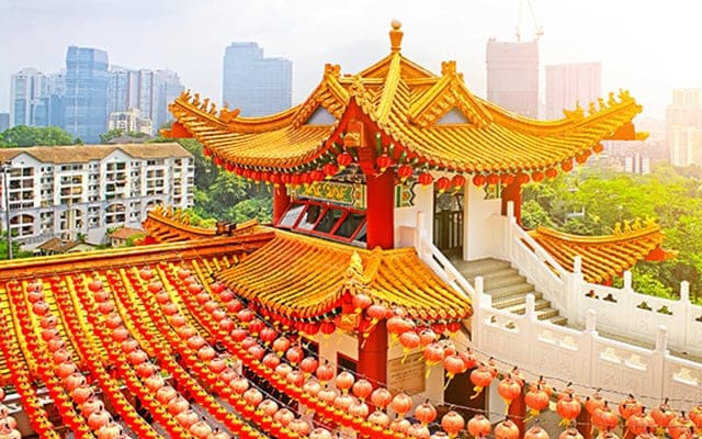 Kuala Lumpur Thean Hou Temple Landscape Image